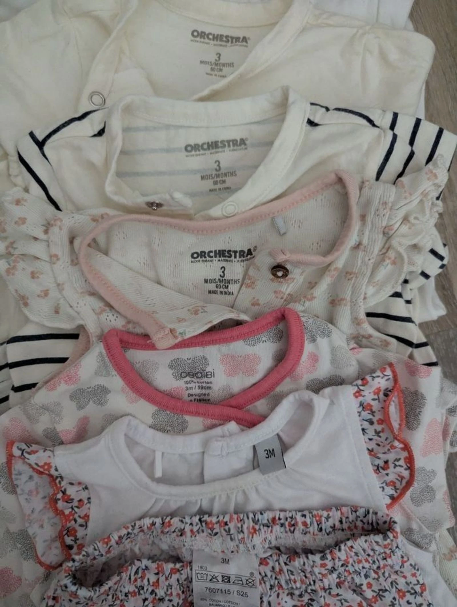 Zomerkleding lot voor meisjes maat 3 maanden – photo 2